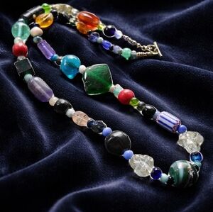 Venice Italy Hand Blown Glass Necklace